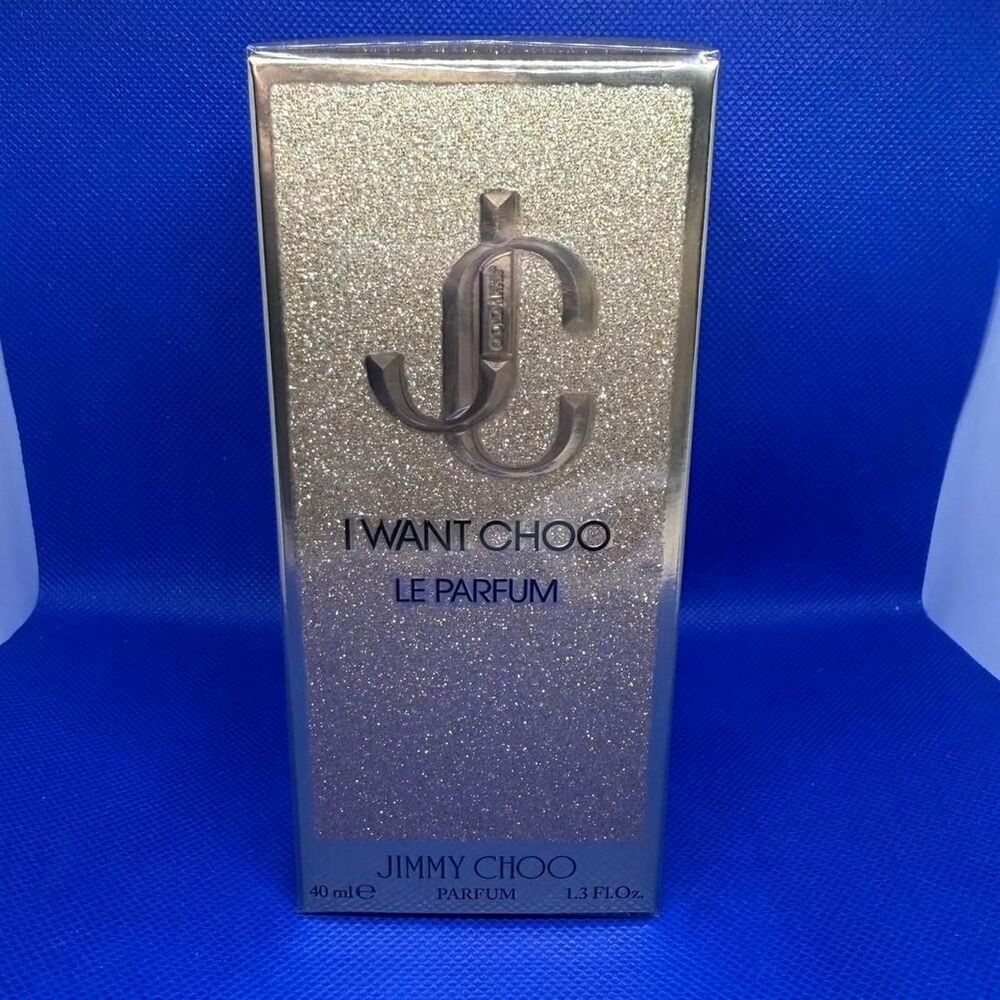 Jimmy Choo I Want Choo Le Parfum 40ml 1.3oz Women Gold Spray New Authentic - Picture 3 of 6